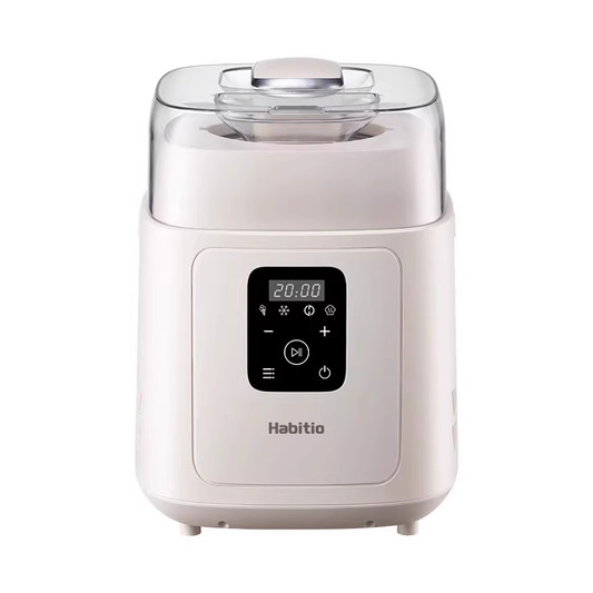 Compact Dual-Container Ice Cream Maker |Apparatus for making ices and ice cream |7 One-Touch Programs for Gelato, Sorbet, Milksh-fakes, Smoothie Bowls & More | Kid-Friendly, Space-Saving Design-f