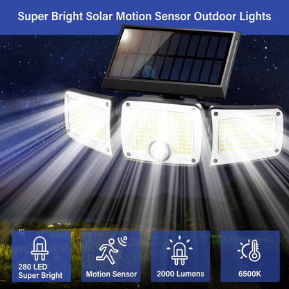 Habitio Solar LED Light 280LED