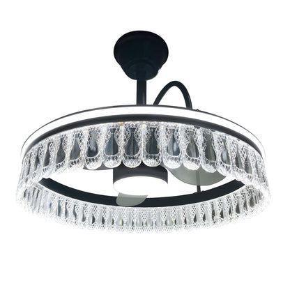 Habitio Crystal Ceiling Fans with Lights