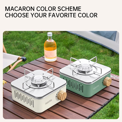 Portable Propane Single Burner Gas Stove |Gas stoves| Stainless Steel | Auto Ignition | LPG Compatible | Ideal for Camping, RV, Apartments & Outdoor Use-f