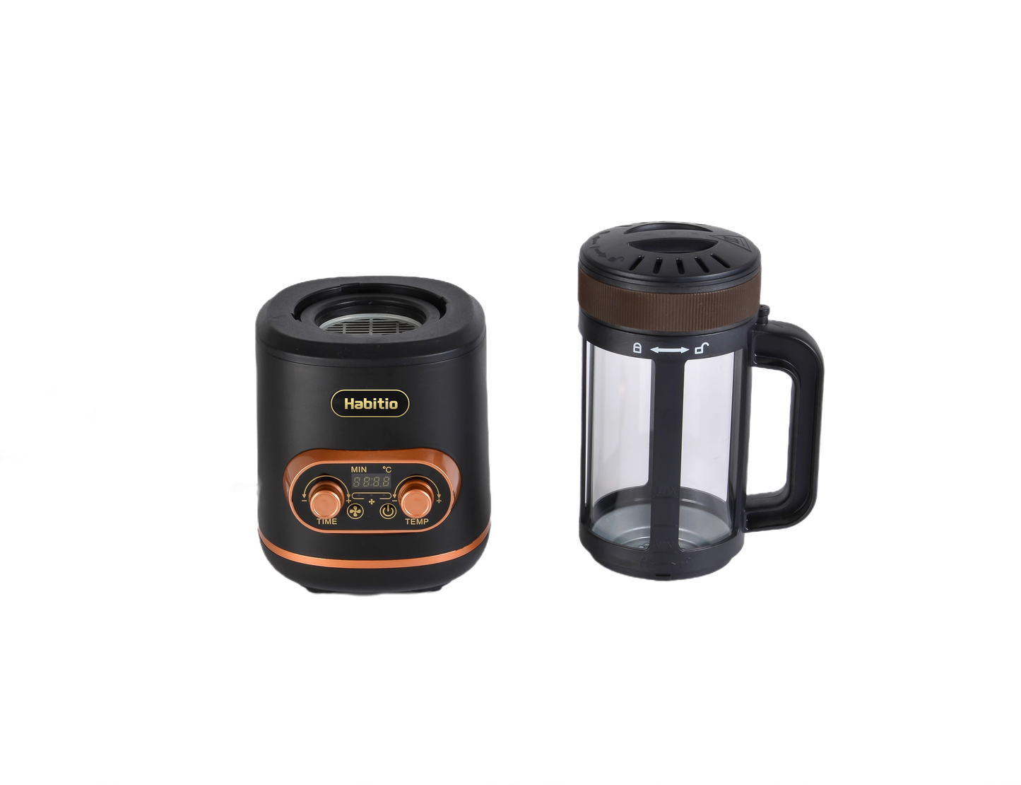 500g Electric Coffee Bean Roaster | 0-240℃ Adjustable Temperature | Coffee machines|Timer Control | Non-Stick Chamber | Ideal for Home & Cafe Use | 110V-f